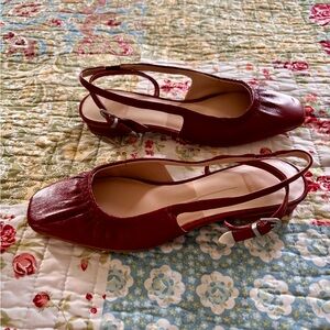 Dolce Vita Red Slingback Flats